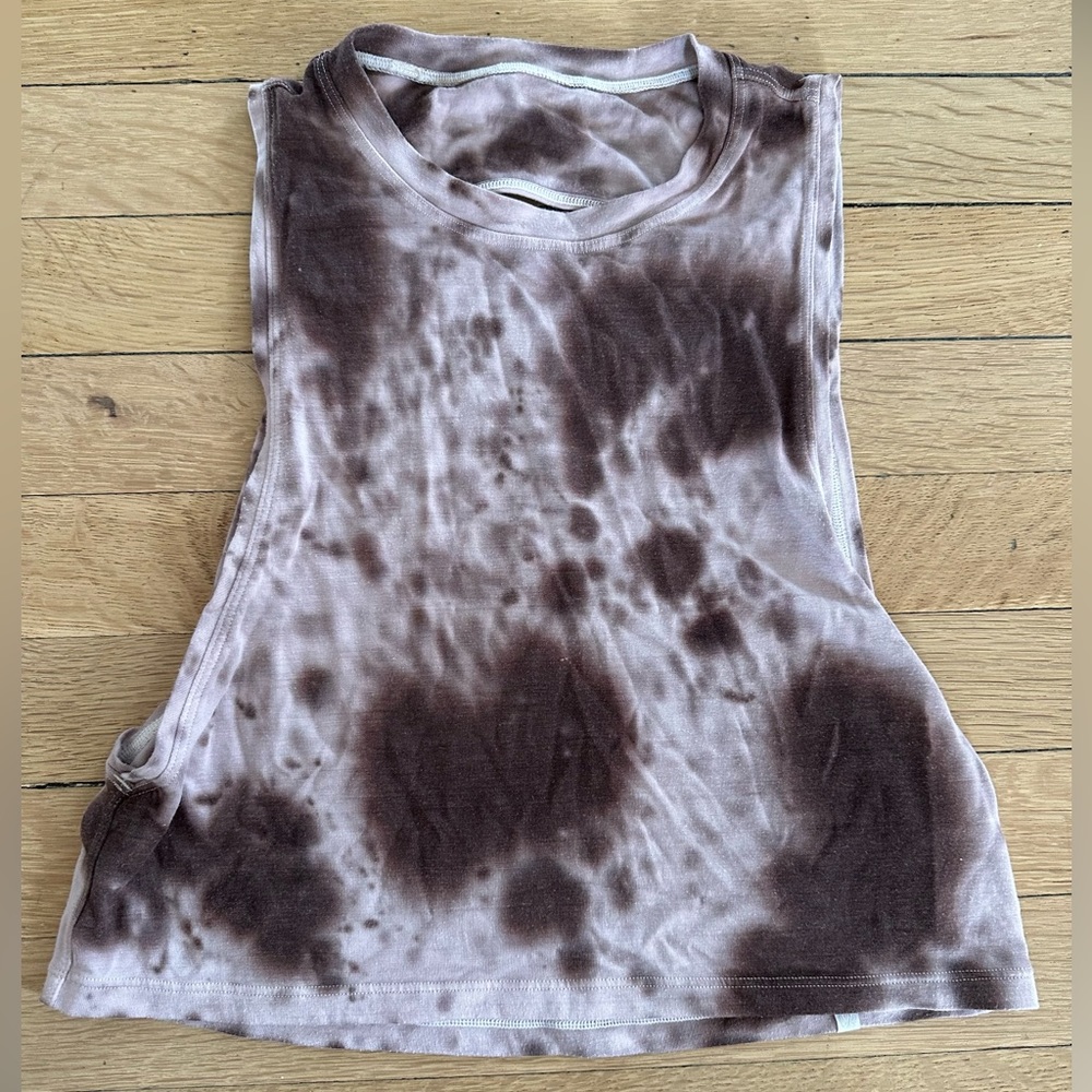 Lululemon Tie Dye Cropped Tank Top